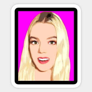 anya taylor joy Sticker